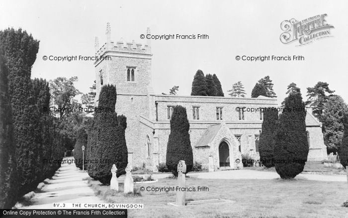 Photo of Bovingdon, The Church c.1955