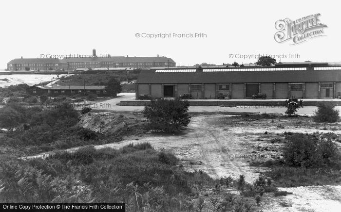 Photo of Bovington, View From Tank Training Grounds c.1955