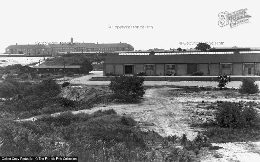 Bovington, view from Tank Training Grounds c1955