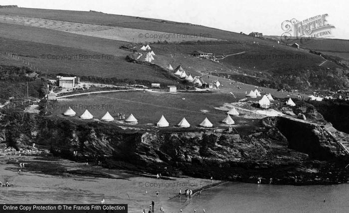 Photo of Bovisand, Tents On The Cliff 1925