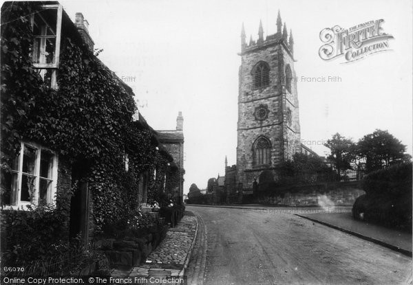 Photo of Bowdon, Church And Old Cottages 1913