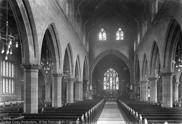 Photo of Bowdon, Church Interior 1913