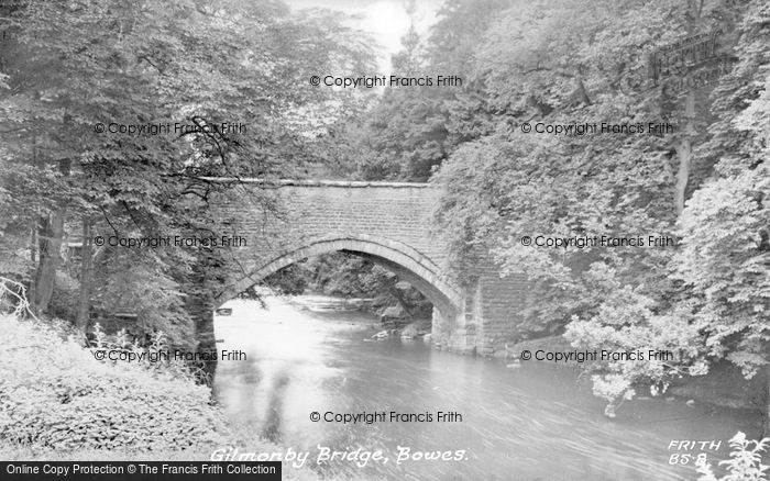 Photo of Bowes, Gilmonby Bridge c.1950