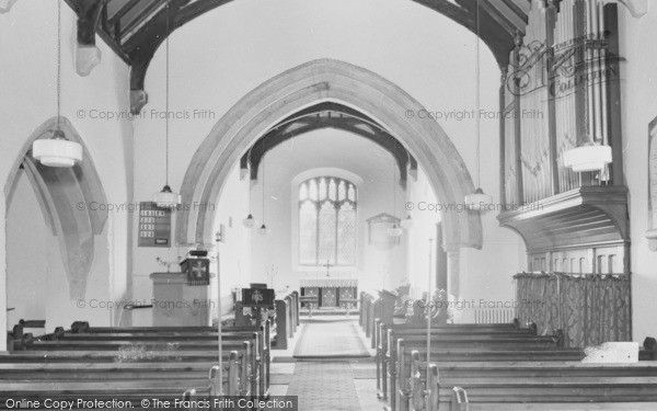 Photo of Bowes, The Church Interior c.1970
