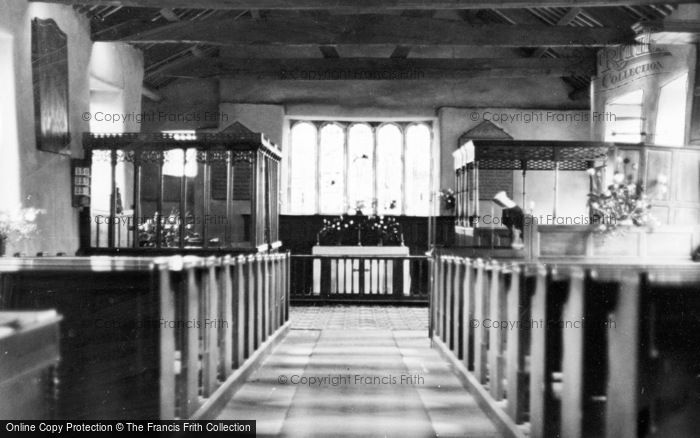 Photo of Bowland Bridge, Church Interior c.1960