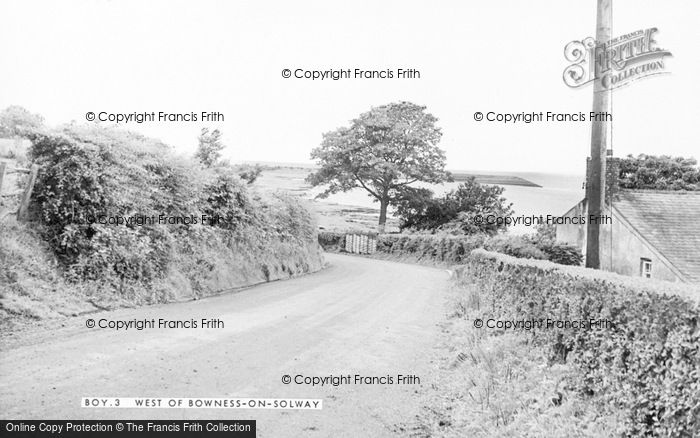 Photo of Bowness On Solway, To The West c.1955