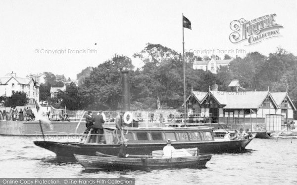 Photo of Bowness On Windermere, A Pleasure Boat By The Pier 1887