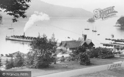 Bowness-on-Windermere, A Steamer Departing 1912, Bowness-on-Windermere