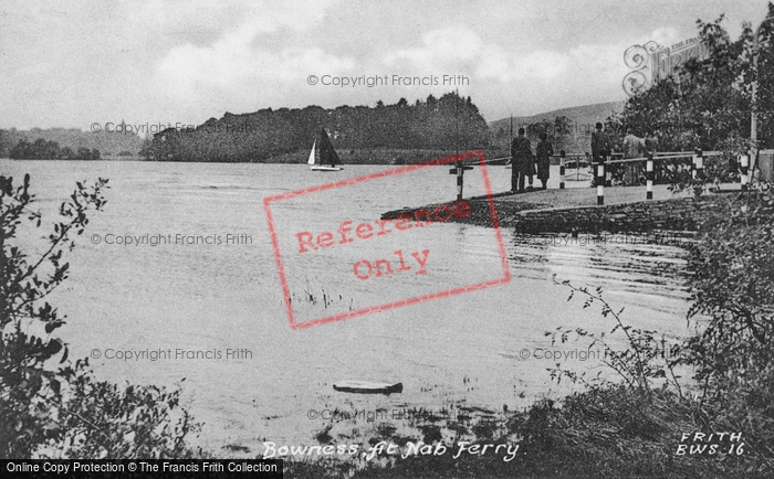 Photo of Bowness On Windermere, At Nab Ferry c.1955