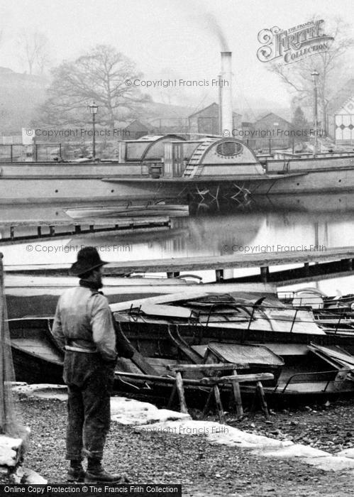 Photo of Bowness On Windermere, Boatman c.1885