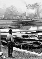 Bowness-on-Windermere, Boatman c.1885, Bowness-on-Windermere