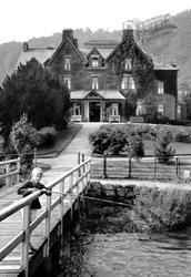 Bowness-on-Windermere, Boy Fishing, Ferry Hotel 1925, Bowness-on-Windermere