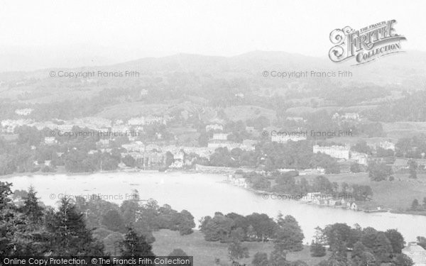 Photo of Bowness On Windermere, From Furness Fell 1896