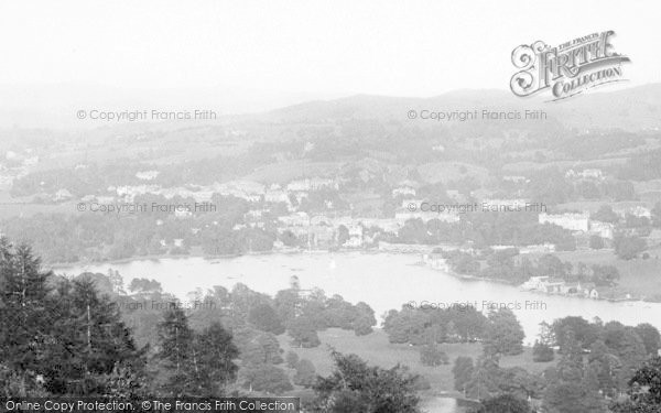 Photo of Bowness On Windermere, From Furness Fell 1896