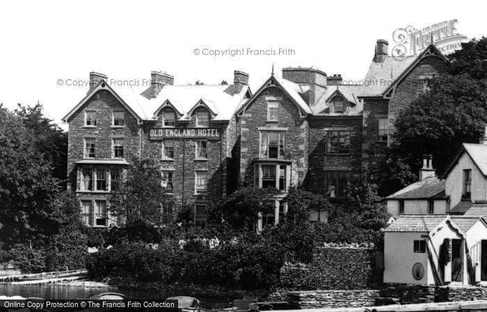 Photo of Bowness On Windermere, Old England Hotel c.1880