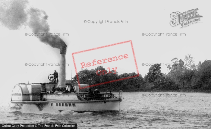 Photo of Bowness On Windermere, Paddle Steamer 1887