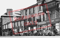 Bowness-on-Windermere, Shops In St Martin's Square c.1955, Bowness-on-Windermere