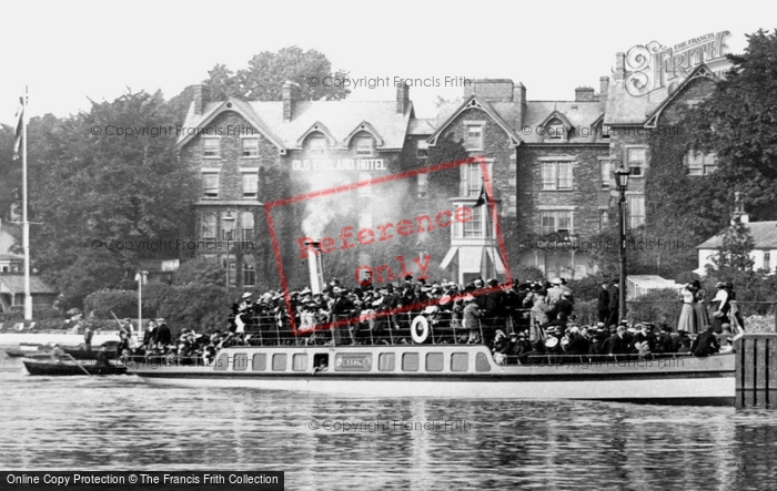 Photo of Bowness On Windermere, The Ferry And Old England Hotel 1896