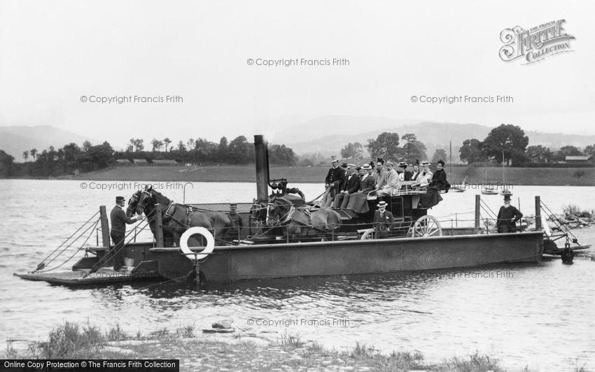 Bowness-on-Windermere, the Ferry Boat 1896