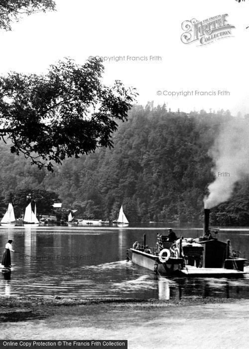Photo of Bowness On Windermere, The Ferry Boat 1896