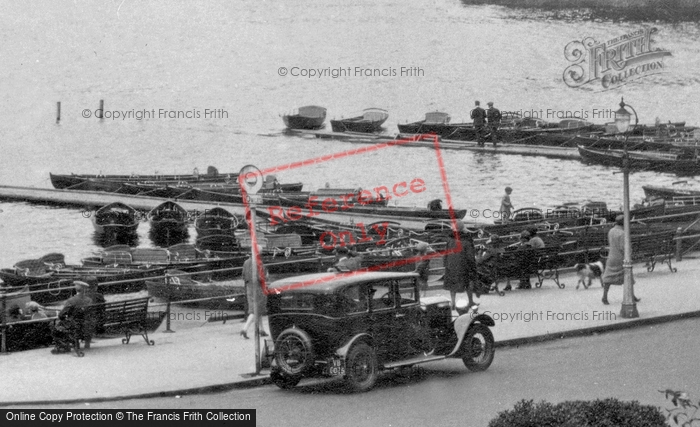 Photo of Bowness On Windermere, The Hire Boats 1929