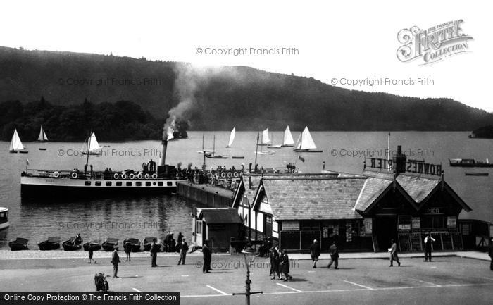 Photo of Bowness On Windermere, The Pier 1929