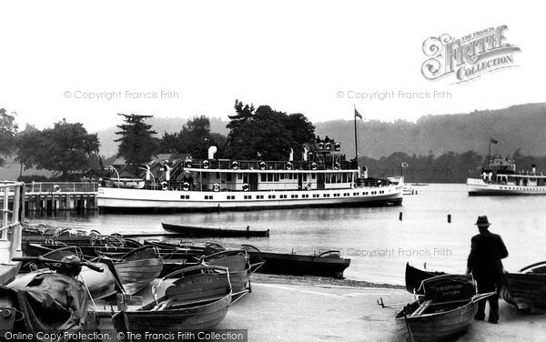 Photo of Bowness On Windermere, The Pier c.1955