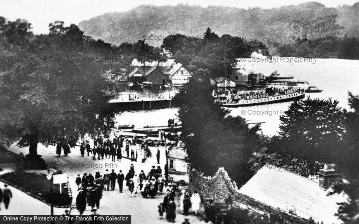 Photo of Bowness On Windermere, The Promenade And Pier c.1920