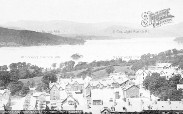 Photo of Bowness On Windermere, Towards Langdale Pikes 1893