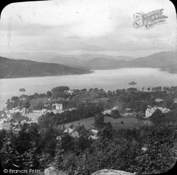 Bowness-on-Windermere, View From The Summit c.1880, Bowness-on-Windermere