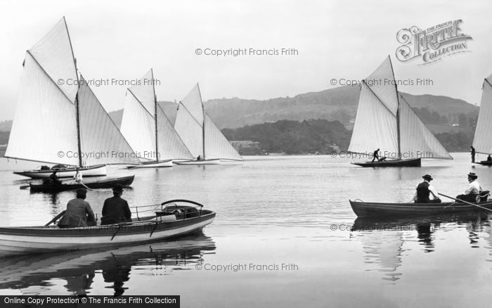 Photo of Bowness On Windermere, Yachts 1896