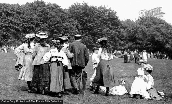 Photo of Box Hill, A Social Gathering 1906