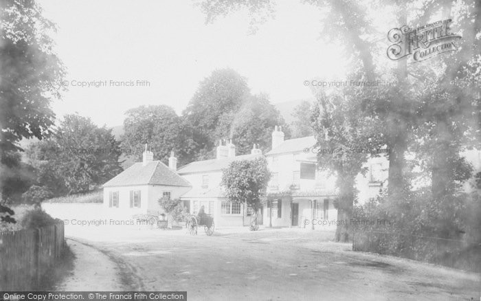 Photo of Box Hill, Burford Bridge Hotel 1888