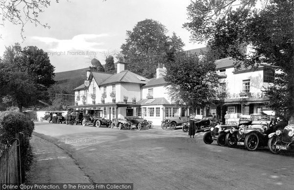 Photo of Box Hill, Burford Bridge Hotel 1922