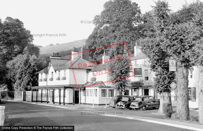 Photo of Box Hill, Burford Bridge Hotel c.1965