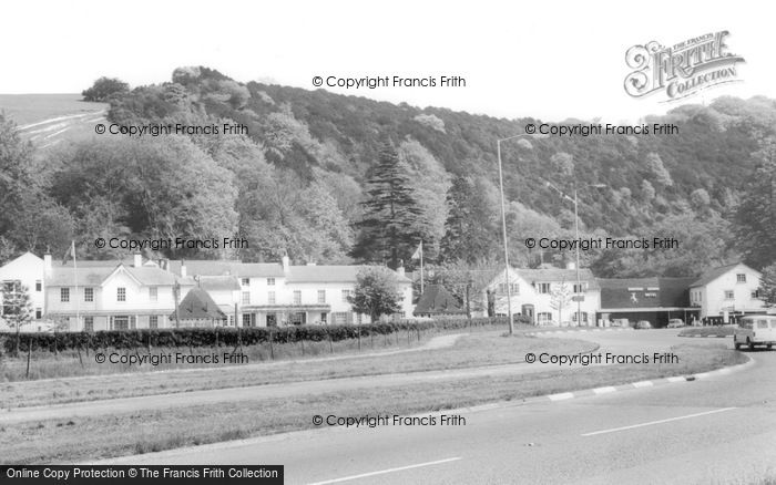 Photo of Box Hill, Burford Bridge Hotel c.1965