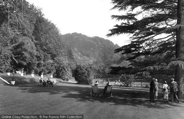 Photo of Box Hill, Burford Bridge Hotel Garden 1922