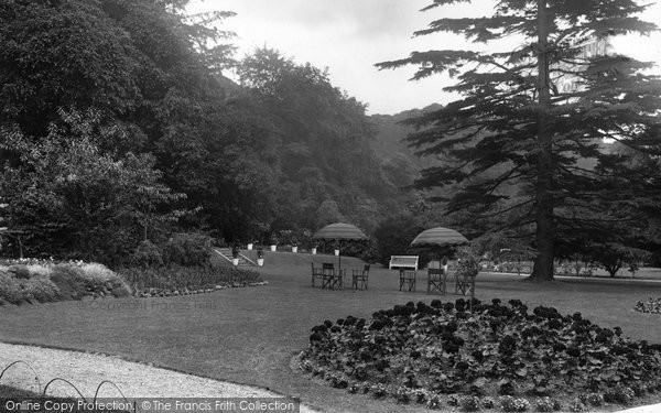 Photo of Box Hill, Burford Bridge Hotel Gardens 1931