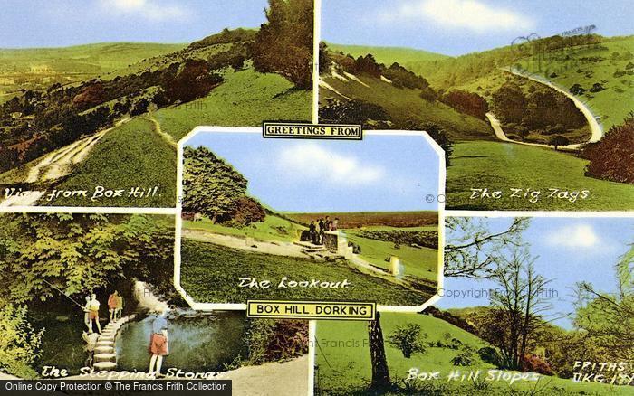 Photo of Box Hill, Composite c.1955