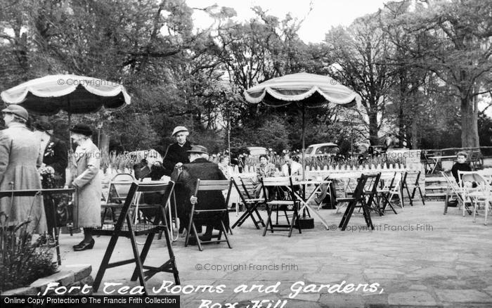 Photo of Box Hill, Fort Tea Rooms And Gardens c.1965