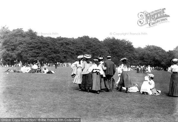 Photo of Box Hill, On Bank Holiday 1906