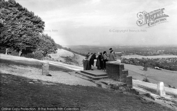 Photo of Box Hill, The Lookout c.1955