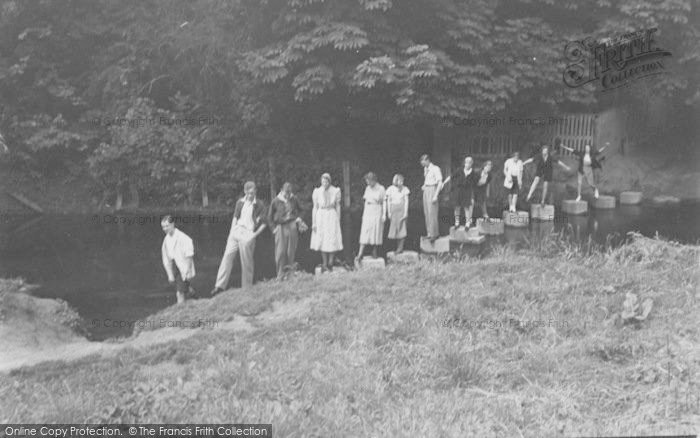 Photo of Box Hill, The Stepping Stones c.1935