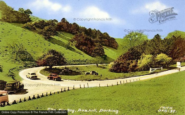 Photo of Box Hill, The Zig Zag c.1955