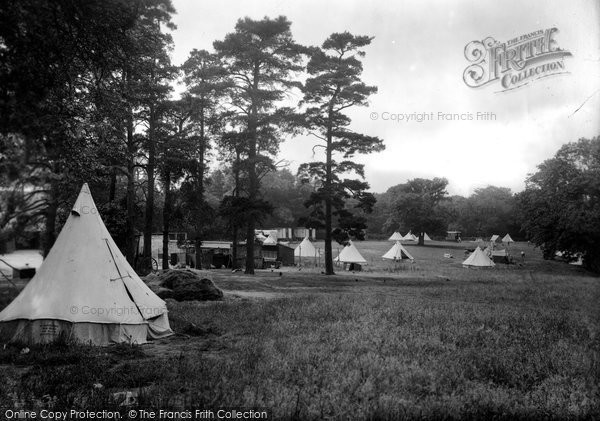 Photo of Box Hill, Upper Farm Camp 1925