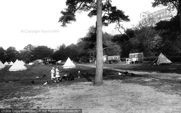 Photo of Box Hill, Upper Farm Camping Ground 1928