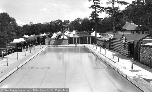 Photo of Box Hill, Upper Farm Swimming Pool 1938