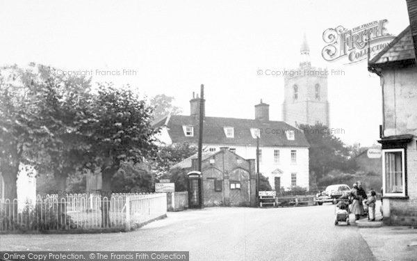 Photo of Boxford, Broad Street And The Church c.1955