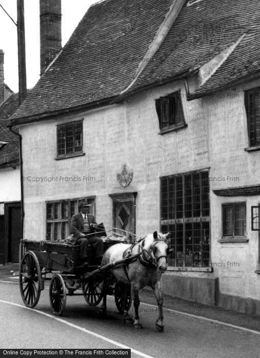 Photo of Boxford, Horse Cart, Church Street c.1960