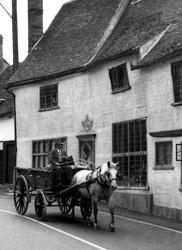 Horse Cart, Church Street c.1960, Boxford